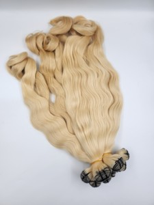 Dream Hair T01 Cheveux vierges vietnamiens, double trame machine, super double drawn, lot de 100g, 30 pouces, tissage compatible permanente, non traité - Product Image 2