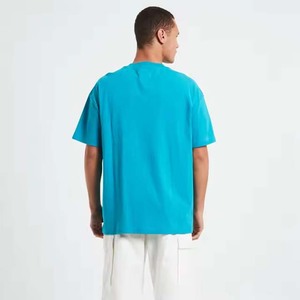 เสื้อยืดผู้ชายทรงปกติ ผ้าฝ้าย 100% หนัก 250 GSM สีดำ สไตล์ฮิปฮอป สตรีทแวร์ รับสกรีนลายตามสั่ง ระบายอากาศได้ดี - Product Image 1