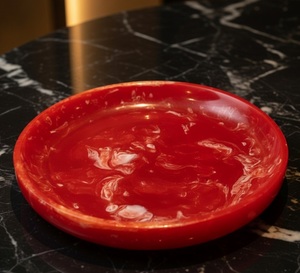 Wholesale Best Price High Quality Handmade Eco-Friendly Resin Bowl with <b>Salad</b> <b>Server</b> for Kitchen Hotel Restaurant Use - Product Image 2