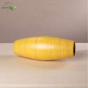 Jarrón de Mesa de Bambú Enrollado Hecho a Mano y Personalizable, Estilo Art Deco, Decoración Ecológica y Duradera de Thanh Nam Arts JSC - Product Image 5