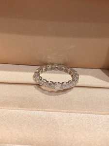 Moissanite Emerald Cut <b>Stacking</b> Full Eternity Band <b>Ring</b> Original 925 Silver With Party Gift Fine Modern Style Surprise Jewelry - Product Image 3