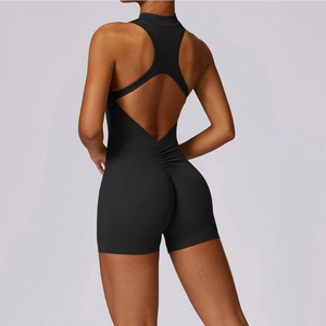 Private Label Gym Jumpsuit Compression Fitness Wear Activewear Bodysuit Manufacturer Premium Athletic Jumpsuit - Product Image 5