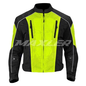 Chaqueta de moto impermeable para todas las estaciones, ropa deportiva corta aprobada por CE, textil transpirable con detalles reflectantes, opciones de talla grande - Product Image 1