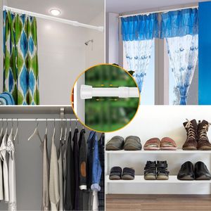 Asta per Tende a Molla in Acciaio Resistente, 4 Misure, Regolabile, per Bagno, Armadio, Cucina, Accessorio per Binario da 50 cm - Product Image 6