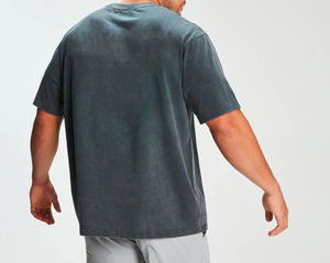 Camisetas de Alta Calidad para Hombre, Tallas Grandes, Estilo Deslavado al Sol, Lavado Ácido, Camisetas Coloridas Deslavadas al Sol para Hombre - Product Image 4