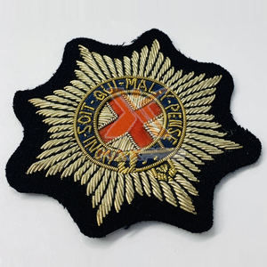 Bulk Production Custom Handmade Embroidered <b>Patches</b> <b>Sew</b> <b>On</b> Logo Badges for Fashion Clothing Brands Sportswear and Workwear - Product Image 2