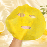 Masque facial antioxydant à la vitamine C Y612, soin éclaircissant professionnel pour la peau, masque facial hydratant en profondeur, masque en feuille jaune réparateur