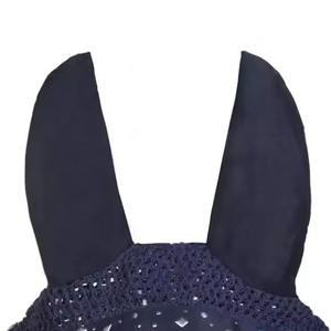 Vente en gros de couvre-mouches pour chevaux d'équitation |   Couvre-oreilles en coton tissé à la main, protection contre les moustiques - Product Image 5