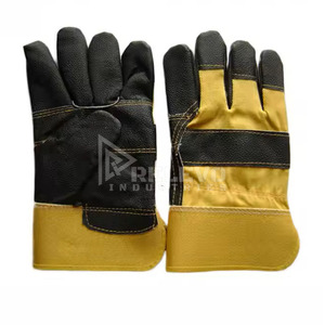 Guantes de Seguridad Industriales de Invierno de Piel de Vacuno Reforzada con Doble Palma, Anticorte, Protección contra Impactos, Transpirables, Venta al por Mayor - Product Image 1