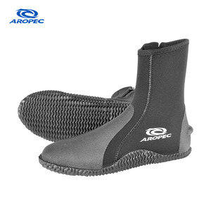 Aropec Manufacturer's Long Cut Waterproof Neoprene Dive Booties Wear-Resistant Wetsuit for Divers Export OEM/ODM service - Product Image 1