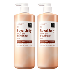Mise En Scene Royal Jelly Protein <b>Treatment</b> Cream 1L 2 Pack Discount Concentrated Formula with Keratin Ingredient - Product Image 1