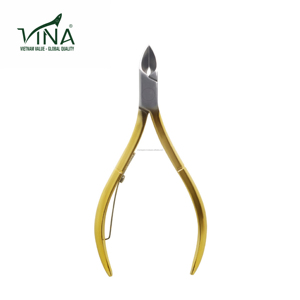 Pince à ongles durable en acier au carbone en or VNN-20 Vina avec poignée carrée, coupe de précision et bords propres, finition OEM pour les doigts - Product Image 2