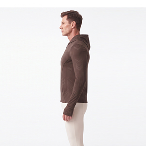 Veste de yoga à capuche pour homme, impression par sublimation, fermeture éclair, coupe ajustée, sweat à capuche pour homme, vêtements d'automne, veste de sport à capuche pour homme, vestes de sport pour homme - Product Image 3