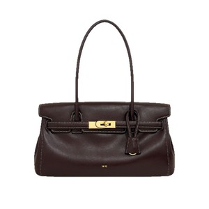 Sac à bandoulière en cuir véritable de luxe léger transfrontalier, nouvelle collection automne-hiver, avec fermeture à pompon pour femme. - Product Image 6