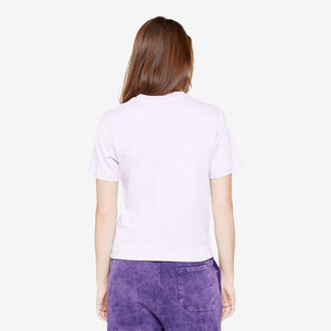 Camiseta gráfica beige personalizada para mujer, de algodón suave, manga corta, estilo casual japonés, estética, para verano. - Product Image 6