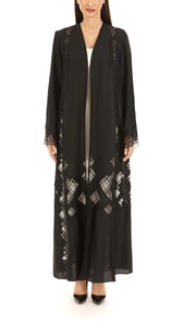 Elegantes Vestidos Abaya Jilbab para Mujer, Abaya Abierta Nida, Abaya Modesta para Mujer, Compra Abaya de Oración de 2 Piezas con Bloques de Color, Khimar Turco Elegante - Product Image 4