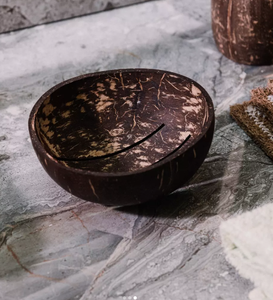 Eco2go Vietnam Support multifonctionnel en coque de noix de coco pour savon et éponge, plateau de cuisine rustique zéro déchet, biodégradable pour la salle de bain - Product Image 1