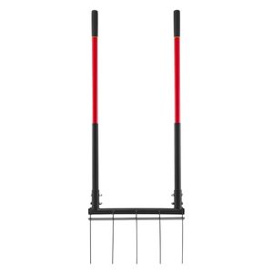 Forca da Giardino Ergonomica a 5 Denti con Doppio Manico in Fibra di Vetro, Design a U e Impugnatura in Legno per Facile Utilizzo - Product Image 1
