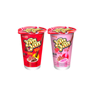 Vente en gros de collations à tremper Meijii Yan Yan-Bâtonnets de biscuits au chocolat et aux fraises en vrac - Product Image 3