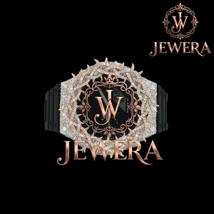 Reloj de Lujo con Correa de Caucho Negro y Diamantes de Moissanita de Calidad de Exportación para Uso Diario, Fiestas y Moda Urbana, Disponible para la Venta - Product Image 3