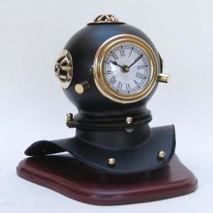 Casco de Buceo Náutico Hecho a Mano en India con Reloj, Organizadores Personalizados para Escritorio y Cajones en Venta a Bajo Precio - Product Image 1