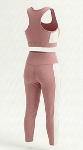 Ensemble de yoga et de fitness pour femmes, tenue de sport 2 pièces, vêtements de sport extensibles, vêtements de sport respirants, ensemble de vêtements d'entraînement - Product Image 2