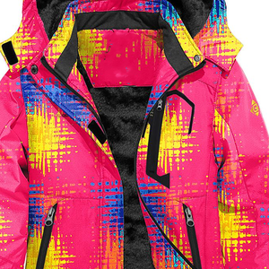 Chaqueta de Snowboard Unisex Personalizada, Impermeable, Aislada, Ligera, con Cremallera, Forro de Microfelpa, Capucha Desmontable y Ajustable - Product Image 4