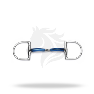 Mors de cheval Hunter D Ring Single Joint Iron Snaffle pour l'entraînement et le contrôle de l'équitation - Product Image 1