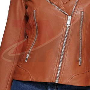 Chaqueta de cuero para mujer de alta calidad del mejor proveedor en diferentes tallas, venta directa de fábrica, chaqueta de cuero para mujer - Product Image 6