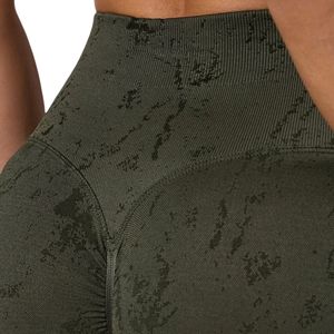 Olive Print Fitness Legging Women High Rise Stretch Workout <b>Tights</b> Training Yoga Pants Athletic Activewear Bottoms - Product Image 4