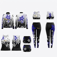 Uniformes de Práctica Personalizados para Majorettes, Ropa de Práctica de Baile, Conjuntos de Calentamiento para Animadoras, Ropa de Práctica para Animadoras