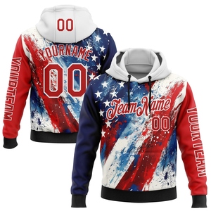 Sweat-shirt à capuche pour homme, motif patchwork personnalisé, bleu marine et bleu clair, dinosaure 3D, nouvelle conception, vente en gros directe - Product Image 1