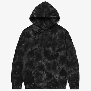 Sweat à capuche pour homme, couleur noire, logo personnalisé brodé, OEM/ODM, coton lourd uni - Product Image 4