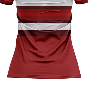 Camisetas Deportivas al por Mayor Unisex de Manga Corta con Cuello en V y Botones, Transpirables, Tallas Grandes, para Softbol y Béisbol - Product Image 6