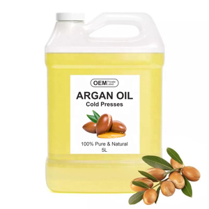 Aceite de Argán Natural OEM para el Crecimiento del Cabello, Fortalece el Cabello Seco y Opaco y Ayuda a Controlar la Caída del Cabello, Aceite de Argán 100% Puro al Mejor Precio - Product Image 1