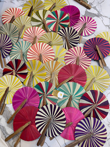 พัดแขวนผนังงานฝีมือทำจากหญ้าทะเลและไม้ไผ่ ตกแต่งสไตล์โบโฮ ของสะสมสำหรับตกแต่งบ้าน งานแต่งงาน หรือเป็นของขวัญ - Product Image 5