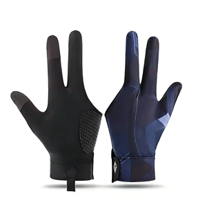 Gants de billard et de snooker Geo Brothers, nouvelle conception personnalisée, légers, respirants, en spandex, fermeture à boucle, sports d'été - Product Image 5