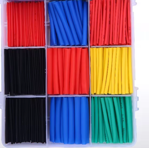 Caja de 800 Tubos Termocontraíbles de Silicona Negros, Funda Protectora de Bajo Voltaje, Aislamiento de Cables, Fundas Termocontraíbles con Código de Color - Product Image 4