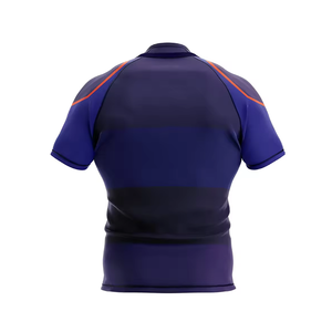 Camisetas de Rugby OEM 100% Poliéster Transpirables Ligeras que Absorben la Humedad con Elasticidad en Cuatro Direcciones Personalizables con Nombre de Equipo para Rugby y Fútbol - Product Image 6