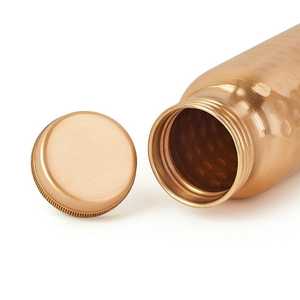 BURAQ HANDICRAT Copper Water <b>Bottle</b> 1L Design for Travel - Product Image 4