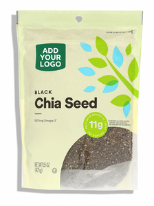 Graines de Chia Noires Naturelles Pureté 99,95% Durée de Conservation 24 Mois Emballage Personnalisé en Sachet Fournisseur Exportateur en Gros - Product Image 2