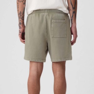 Knee Length Cotton Terry <b>Shorts</b> Men's Gym Sweat <b>Shorts</b> Casual Joggers Elastic Waist <b>Trousers</b> Hip Hop <b>Shorts</b> Men - Product Image 2