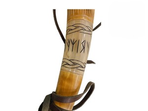 Corne de Viking UO, corne de buffle faite à la main, forme naturelle, corne de bélier antique casher, entièrement polie, corne traditionnelle Kippur - Product Image 3