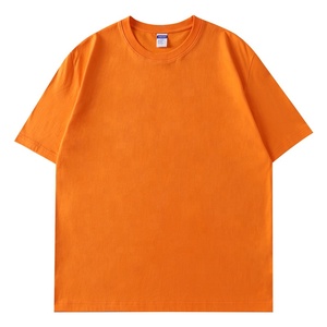 Haute qualité 260gsm 100% coton essentiel blanc col rond à manches courtes t-shirts pour hommes usine en gros impression de logo personnalisé - Product Image 6