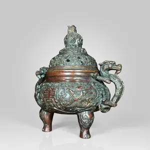 Elegant Metal <b>Bakhoor</b> Incense Burner Designed for <b>Oud</b> Chips Offering Sophisticated Home Fragrance Ambience - Product Image 3