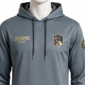 Sweat à capuche long en molleton effet peau de mouton, conception personnalisée OEM/ODM, prix usine, fabricant de vêtements en gros - Product Image 5