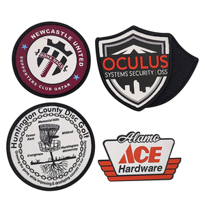 Cesta de disc golf con diseño de árbol de Huntington County en parches tejidos modernos y parche tejido para accesorio de mercancía personalizada - Product Image 2