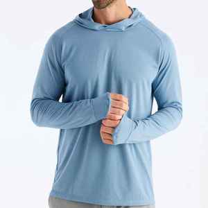 Unisex Hooded Pullover Training Running Sports Tops Autumn Winter Quick-dry Breathable Fitness Apparel <b>100</b>% <b>Polyester</b> Men - Product Image 1