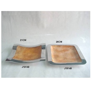 Bol de service à salade en métal coulé de Style moderne de haute qualité plateau en fonte d'aluminium émaillé pour assiette de fruits haut de gamme essentiel - Product Image 5