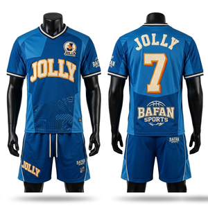 Premium 180 GSM polyester football jersey and shorts <b>set</b> green breathable sublimation custom logo logo for men's <b>set</b> - Product Image 2